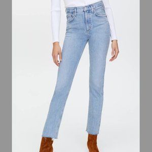 Agolde Cherie High Rise Straight Jeans